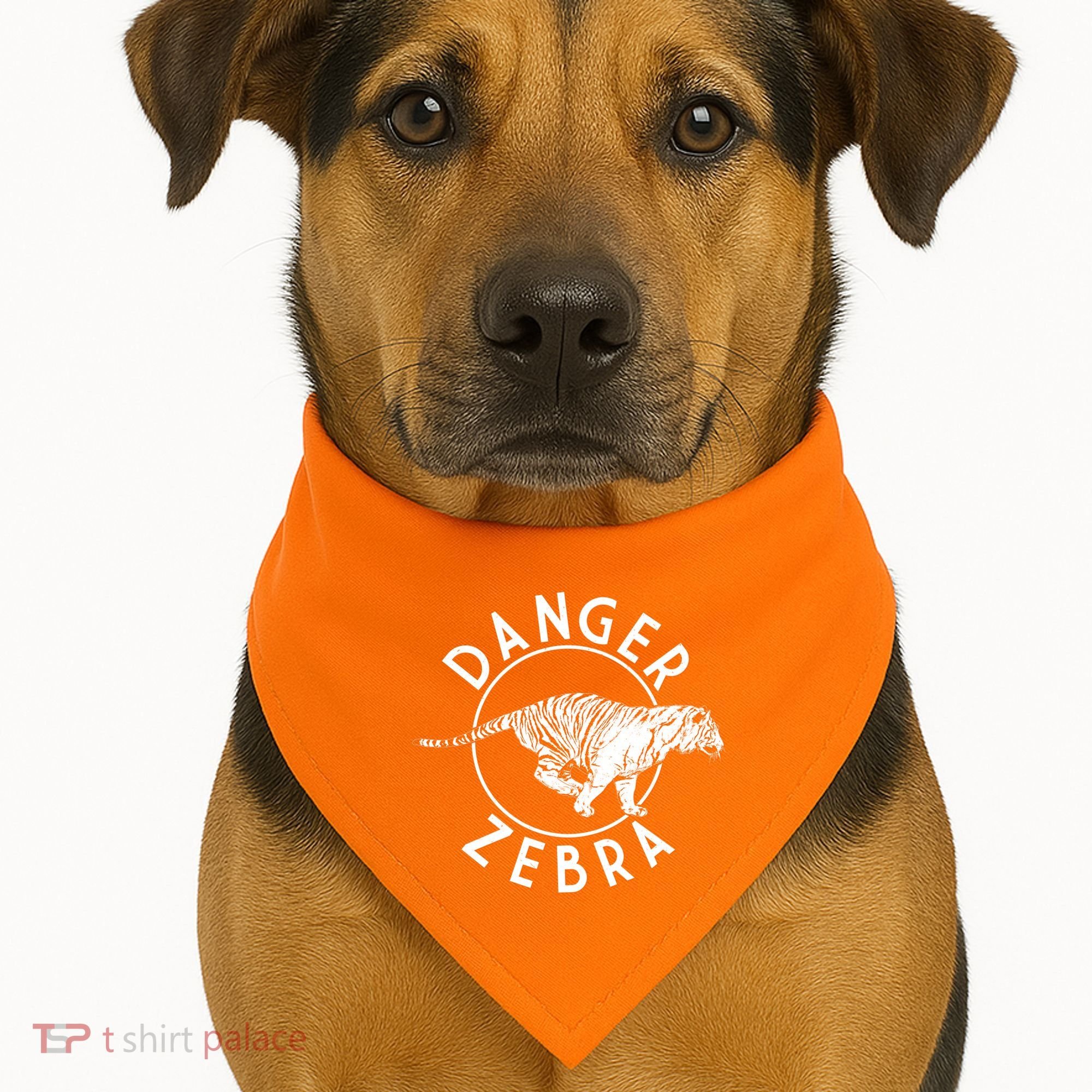 Danger Zebra USA-Made Doggie Bandana