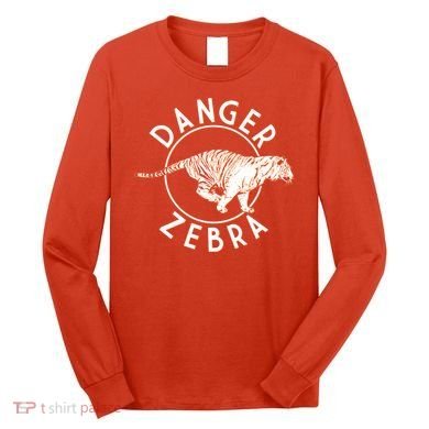 Danger Zebra Long Sleeve Shirt