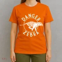 Danger Zebra T-Shirt thumb 4