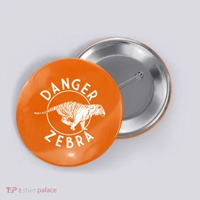 Danger Zebra Button