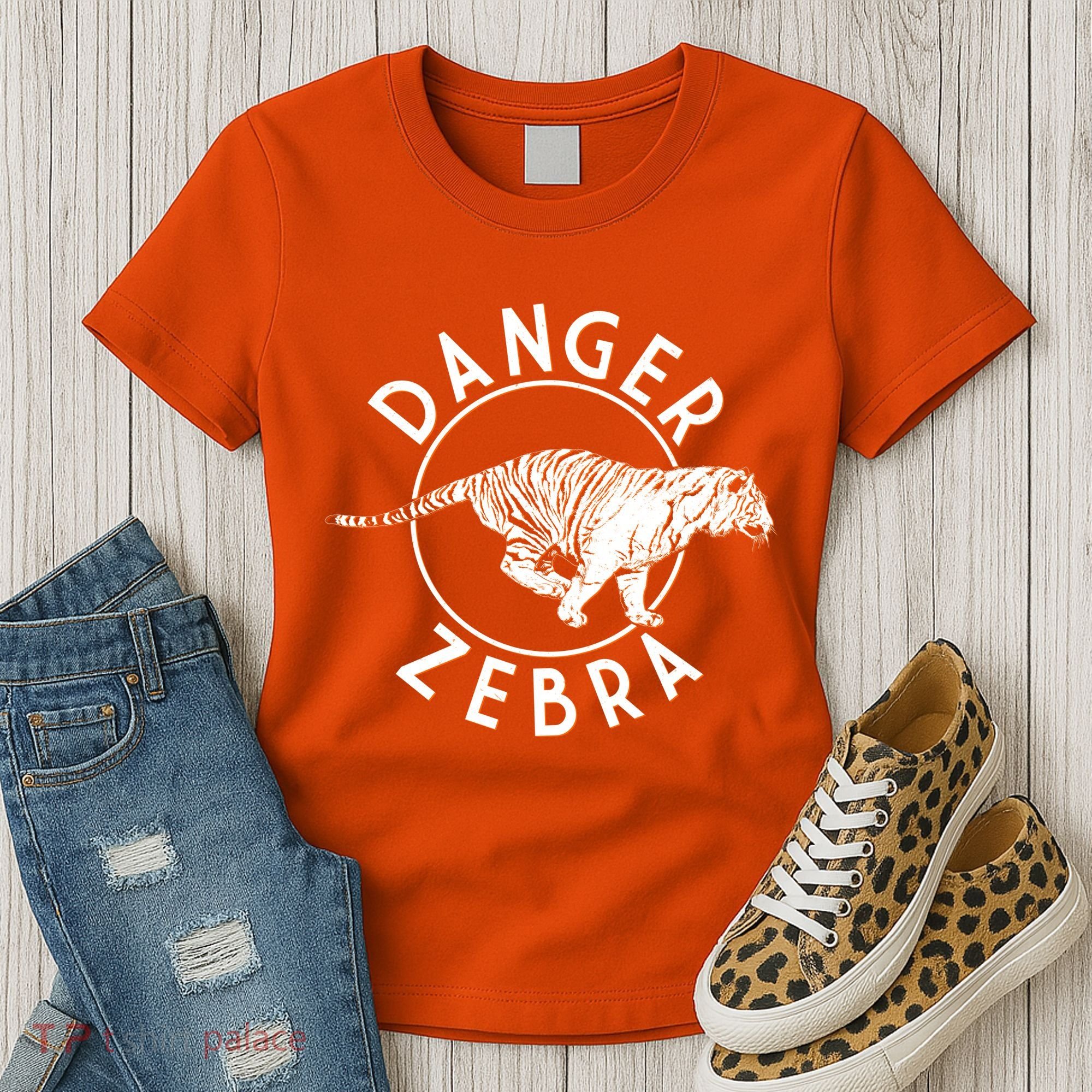 Danger Zebra Women's T-Shirt
