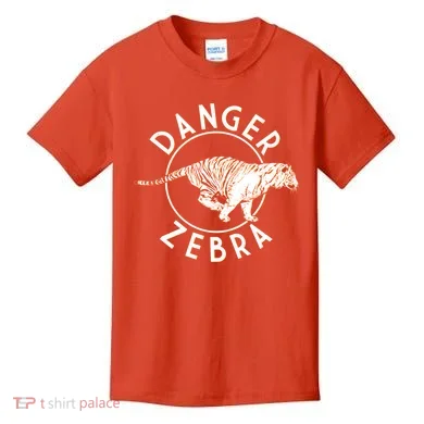 Danger Zebra Kids T-Shirt