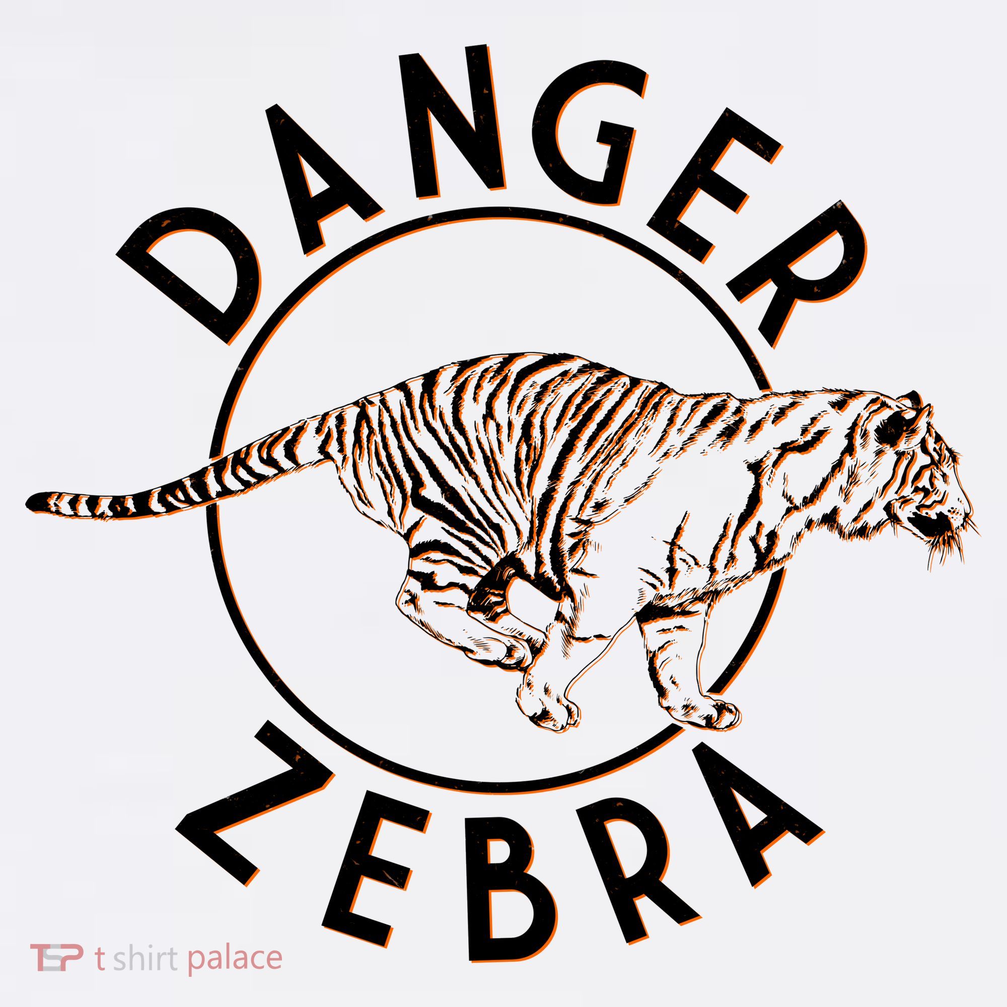 Danger Zebra Garment-Dyed Sweatshirt