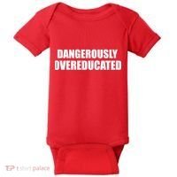 Dangerously Overeducated Baby Bodysuit thumb 0
