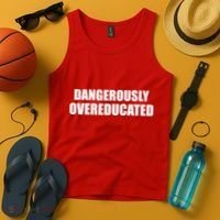 Dangerously Overeducated Tank Top thumb 4