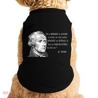 Dank Memes Alexander Hamilton A. Ham Quote Doggie Tank thumb 0