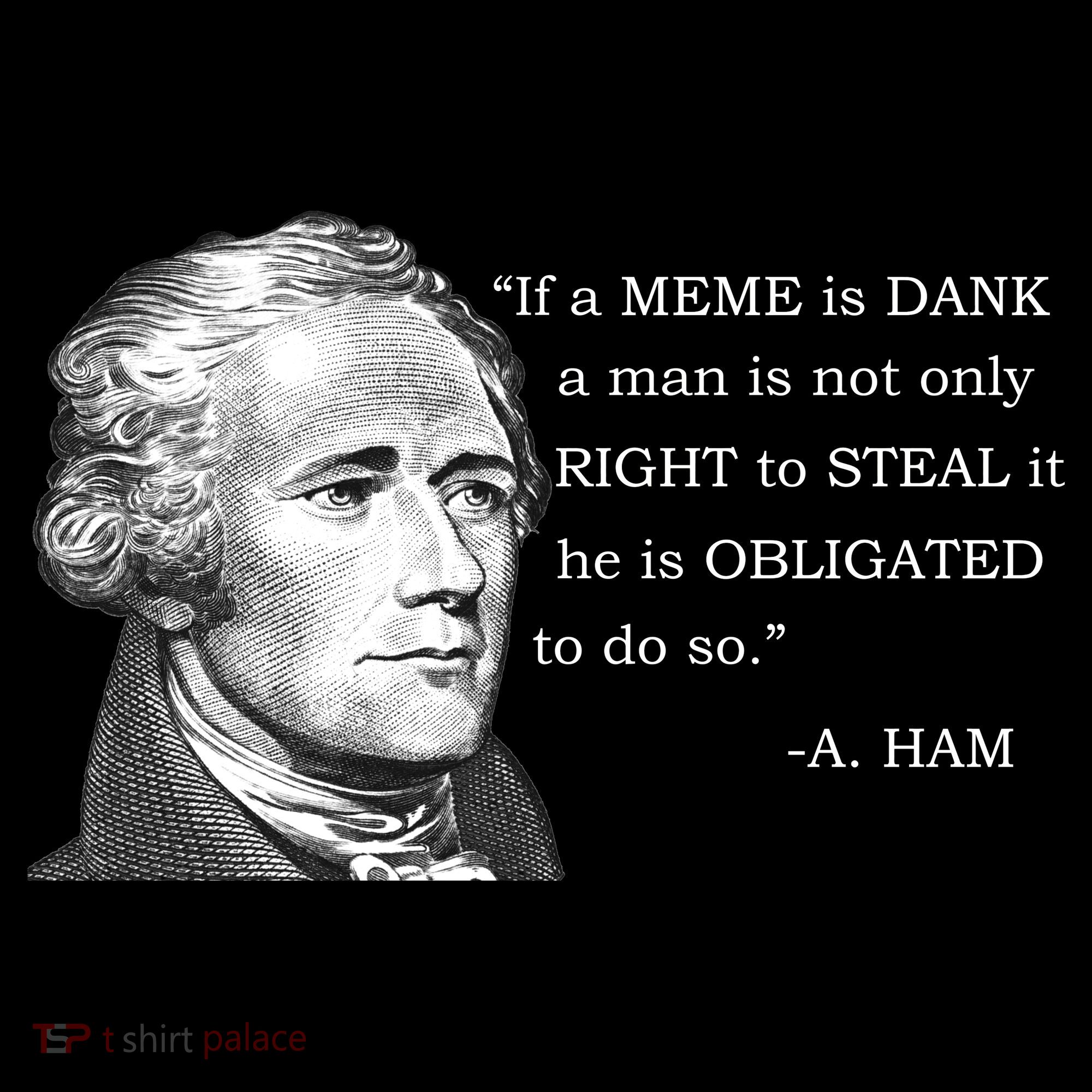Dank Memes Alexander Hamilton A. Ham Quote Ornament