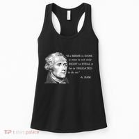 Dank Memes Alexander Hamilton A. Ham Quote Women's Tank Top thumb 0