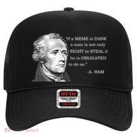 Dank Memes Alexander Hamilton A. Ham Quote Hat thumb 0