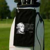 Dank Memes Alexander Hamilton A. Ham Quote Golf Towel thumb 2