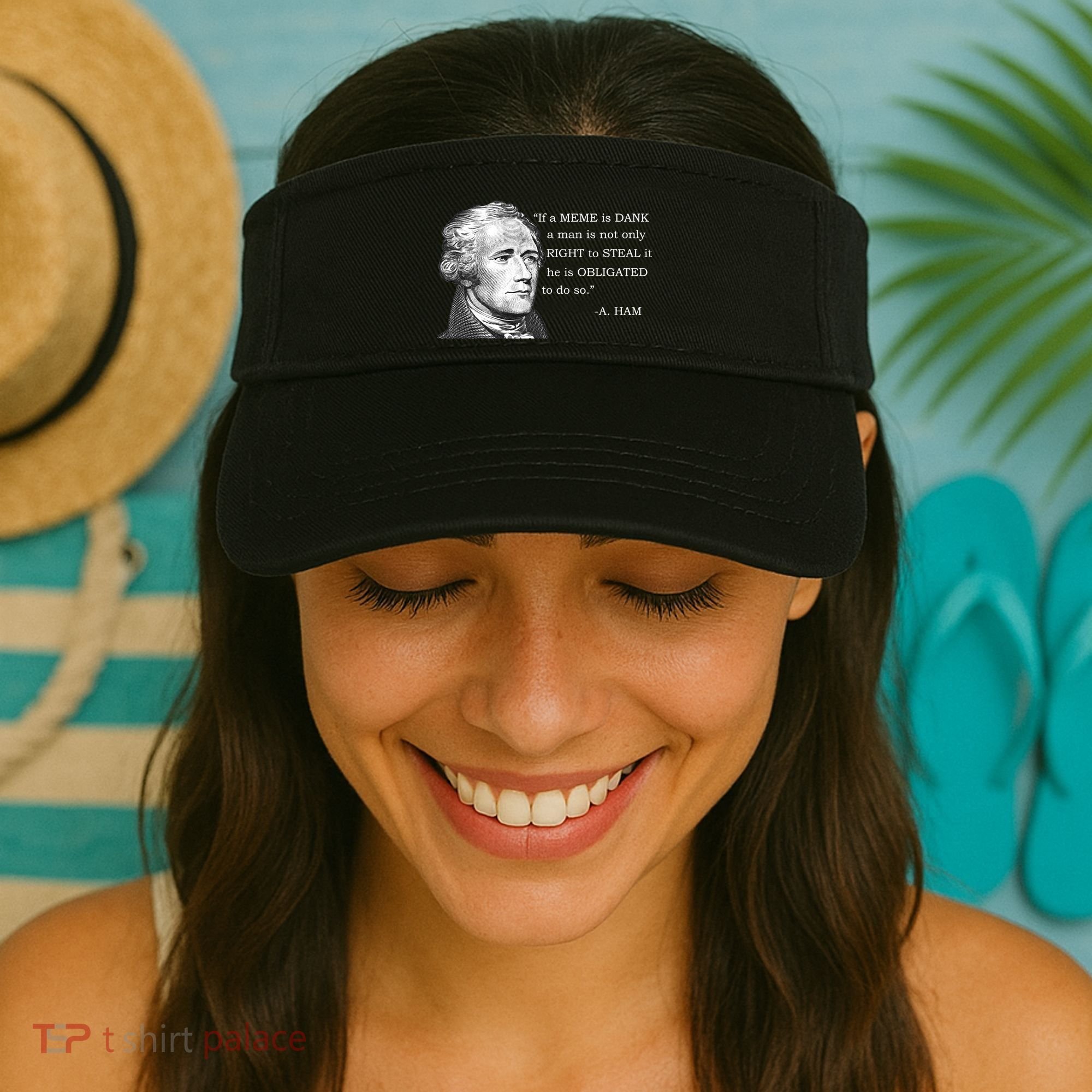 Dank Memes Alexander Hamilton A. Ham Quote Visor
