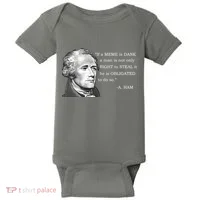 Dank Memes Alexander Hamilton A. Ham Quote Baby Bodysuit thumb 0