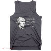 Dank Memes Alexander Hamilton A. Ham Quote Tank Top thumb 0