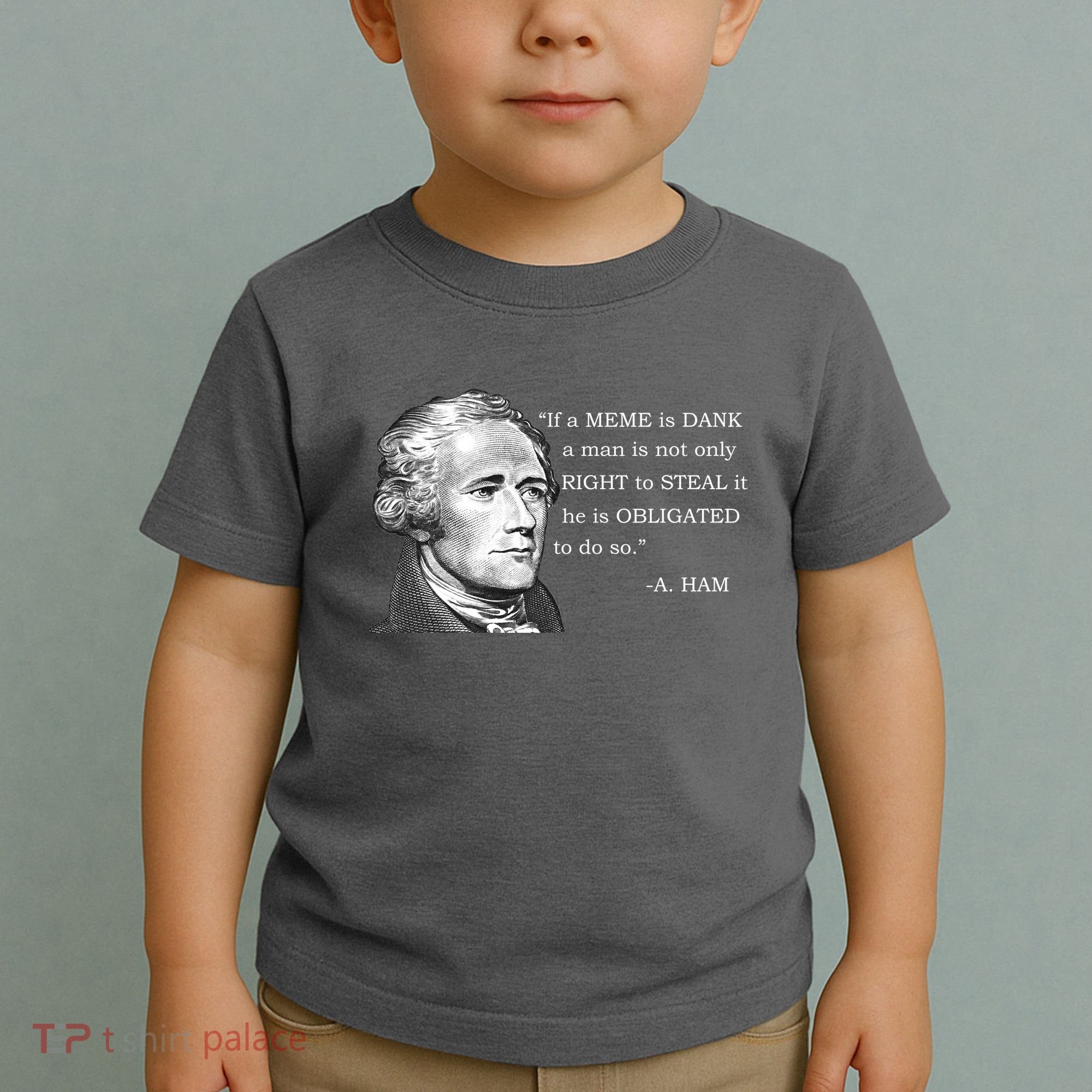Dank Memes Alexander Hamilton A. Ham Quote Toddler T-Shirt