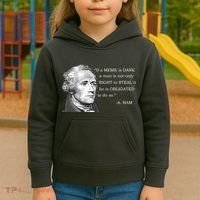 Dank Memes Alexander Hamilton A. Ham Quote Kids Hoodie thumb 3