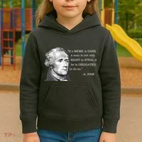 Dank Memes Alexander Hamilton A. Ham Quote Kids Hoodie thumb 3