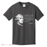 Dank Memes Alexander Hamilton A. Ham Quote Kids T-Shirt thumb 0
