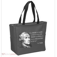 Dank Memes Alexander Hamilton A. Ham Quote Tote Bag thumb 2