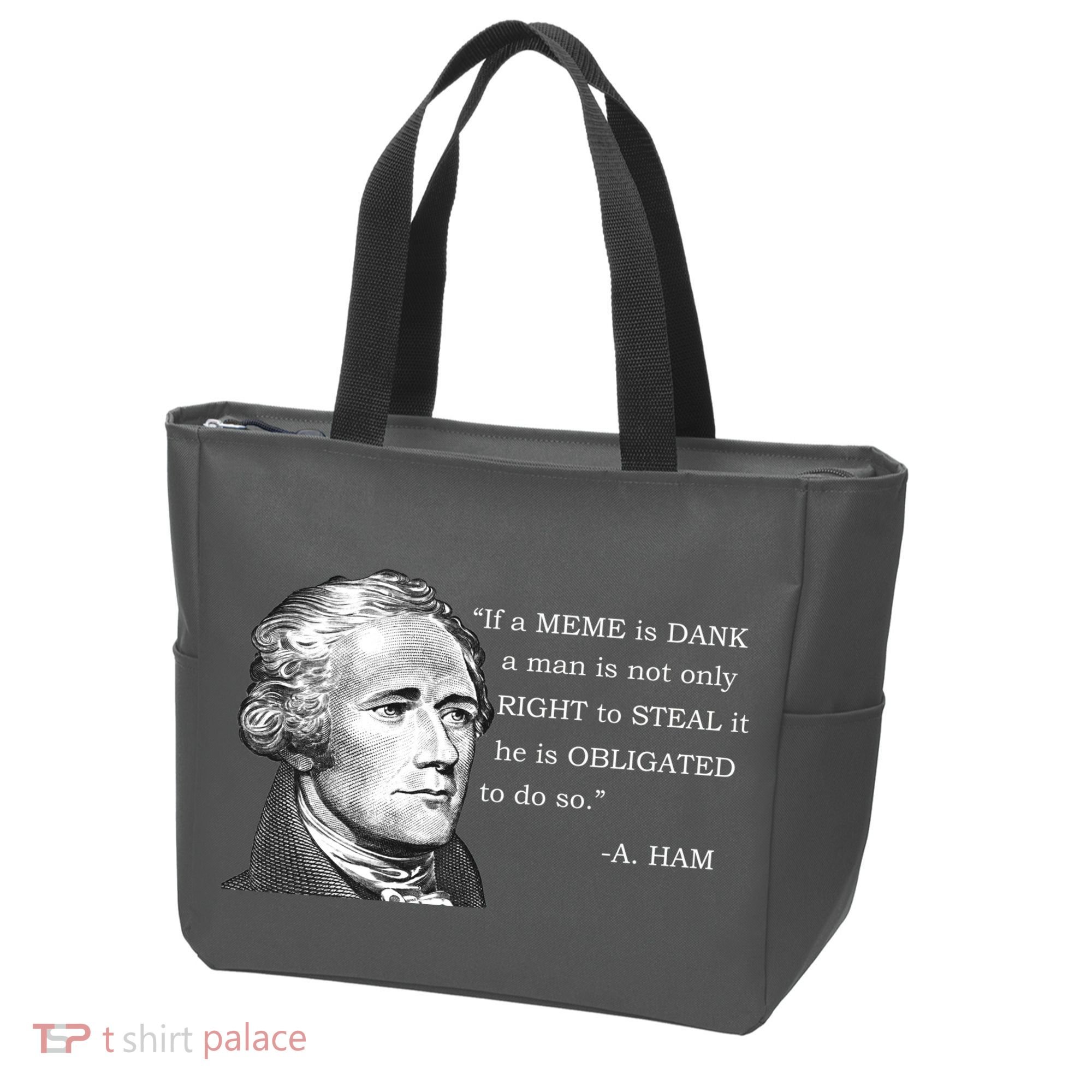 Dank Memes Alexander Hamilton A. Ham Quote Tote Bag
