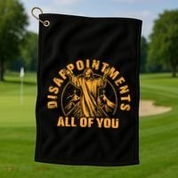 Disappointments All Of You Jesus Christ Golf Towel thumb 1