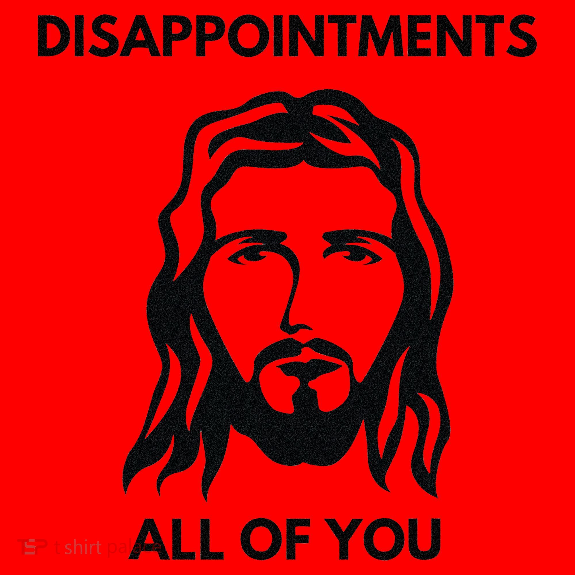 Disappointments All Of You Jesus Funny Sarcastic Christian Santa Hat