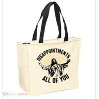 Disappointments All Of You Funny Jesus Meme Tote Bag thumb 2
