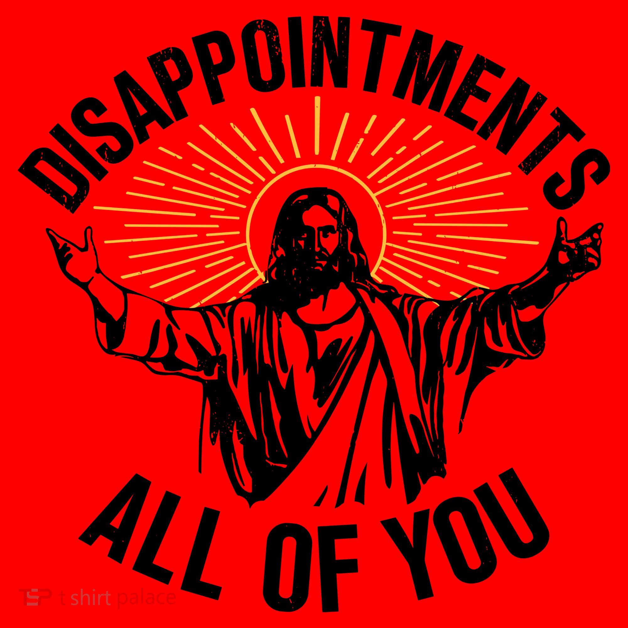 Disappointments All Of You Funny Jesus Meme Santa Hat