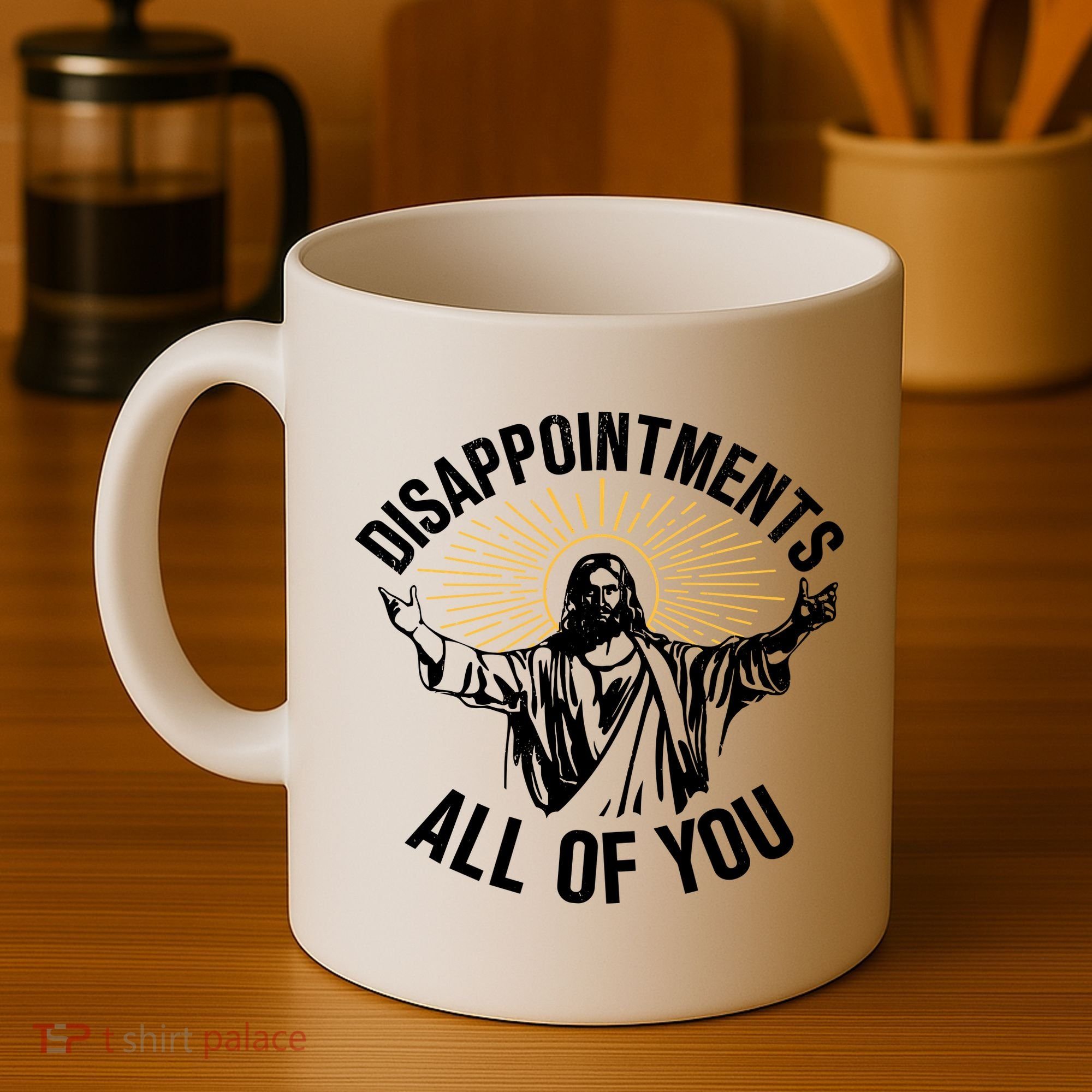 Disappointments All Of You Funny Jesus Meme Coffee Mug