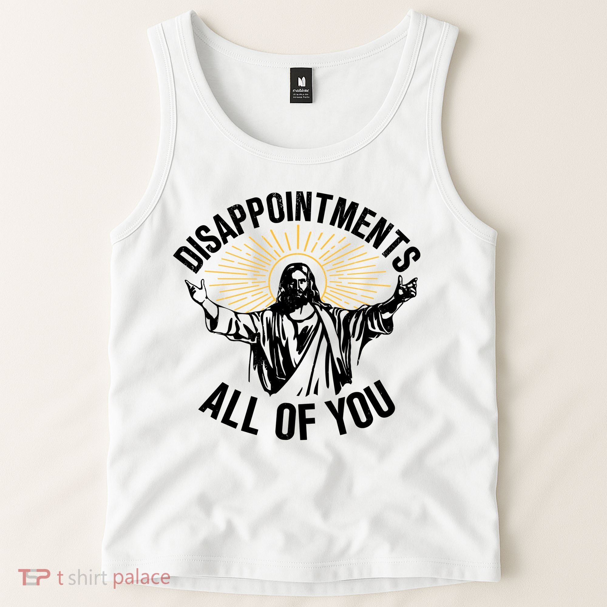 Disappointments All Of You Funny Jesus Meme Tank Top
