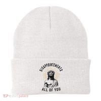 Disappointements All Of You Jesus Meme Religious Christian Beanie thumb 0