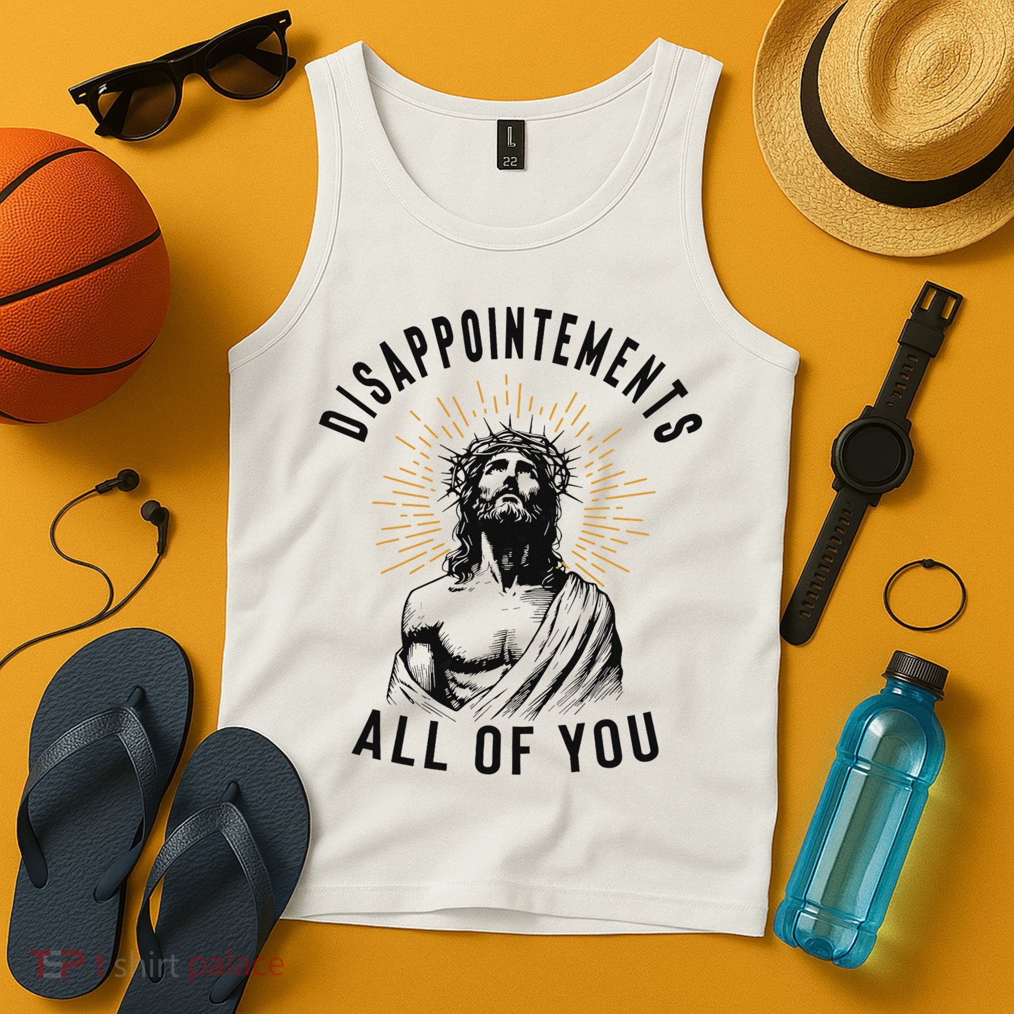 Disappointements All Of You Jesus Meme Religious Christian Tank Top