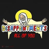 Disappointments All Of You Jesus Sarcastic Humor Doggie Tank thumb 4