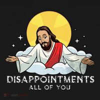 Disappointments All Of You Jesus God Sarcastic Humor Women's Hoodie thumb 2