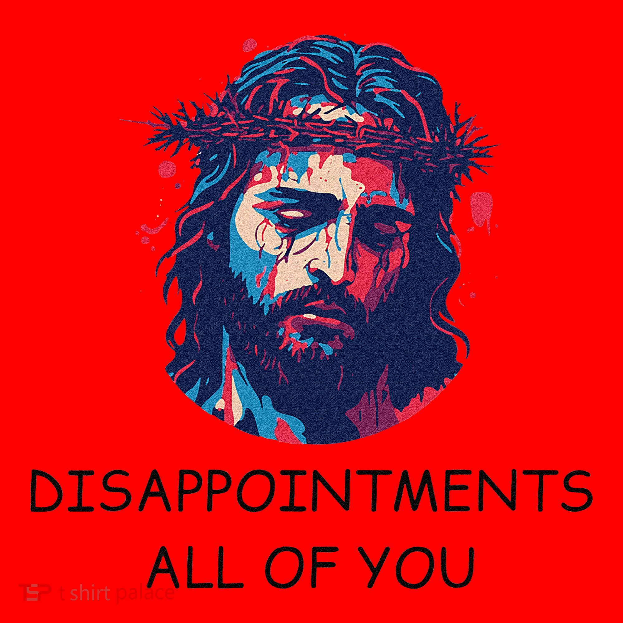 Disappointments All Of You Jesus Funny Sarcastic Christian Santa Hat
