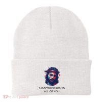 Disappointments All Of You Jesus Funny Sarcastic Christian Beanie thumb 0