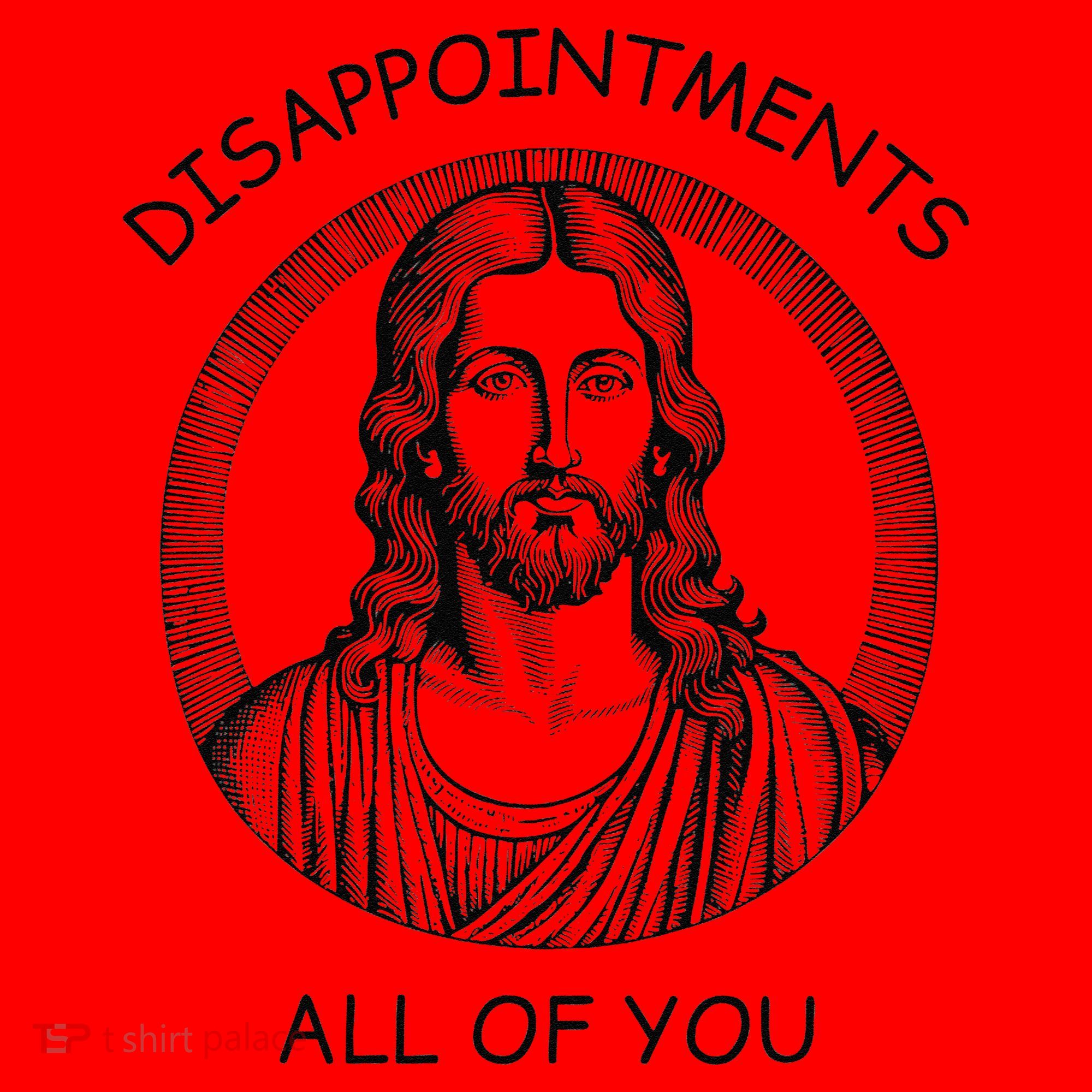Disappointments All Of You Jesus Funny Sarcastic Christian Santa Hat