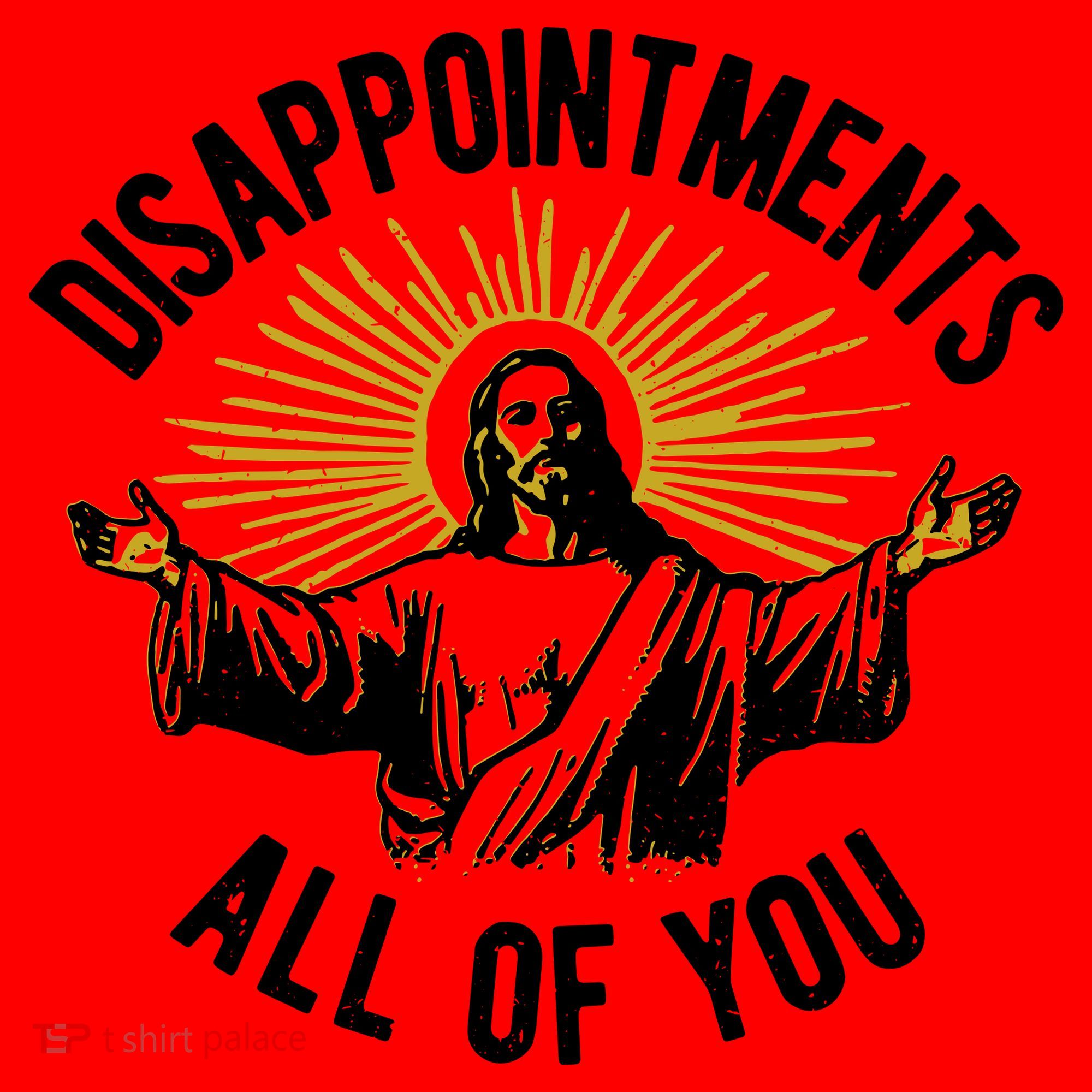 Disappointments All Of You Jesus Santa Hat