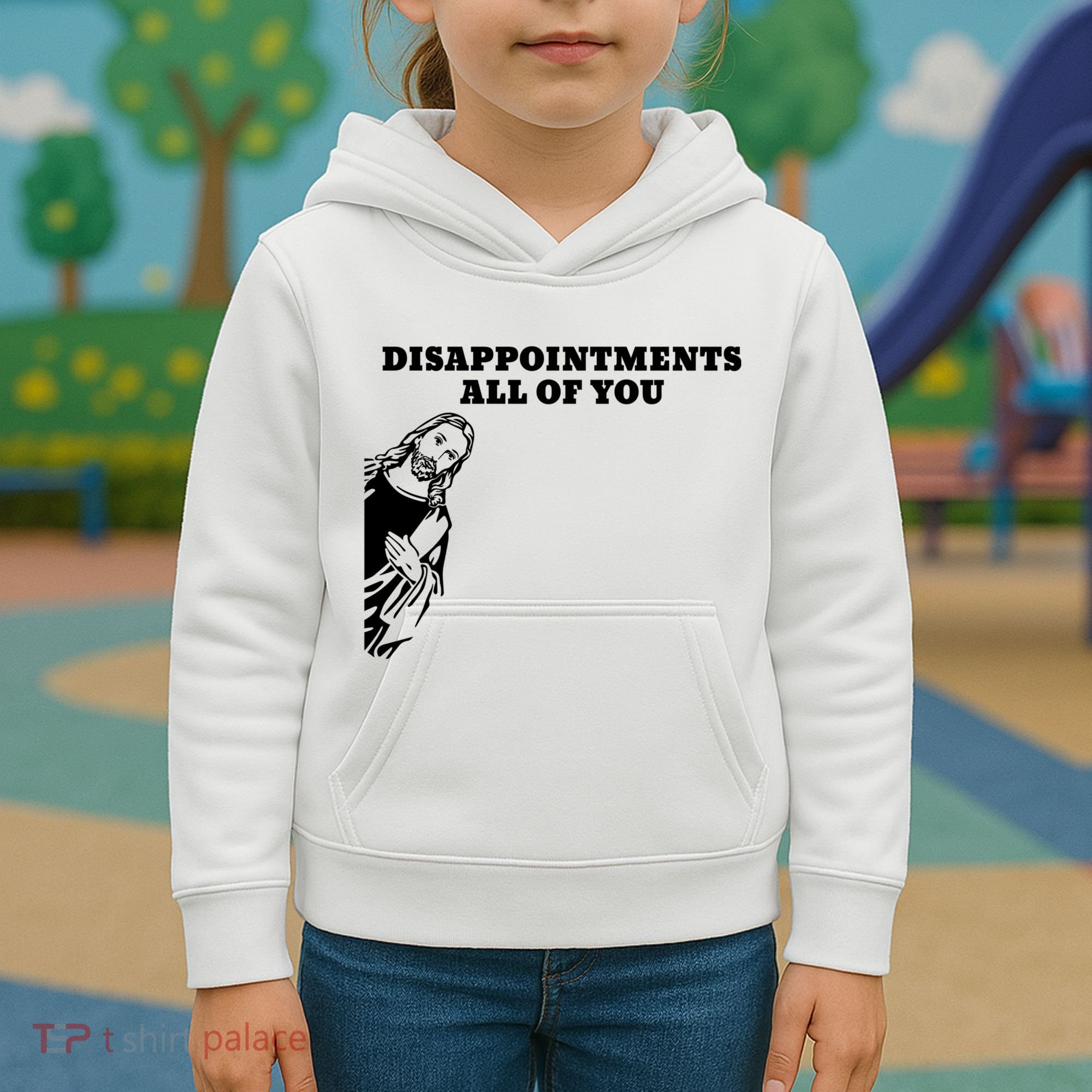 Disappointments All Of You Jesus Christ Kids Hoodie