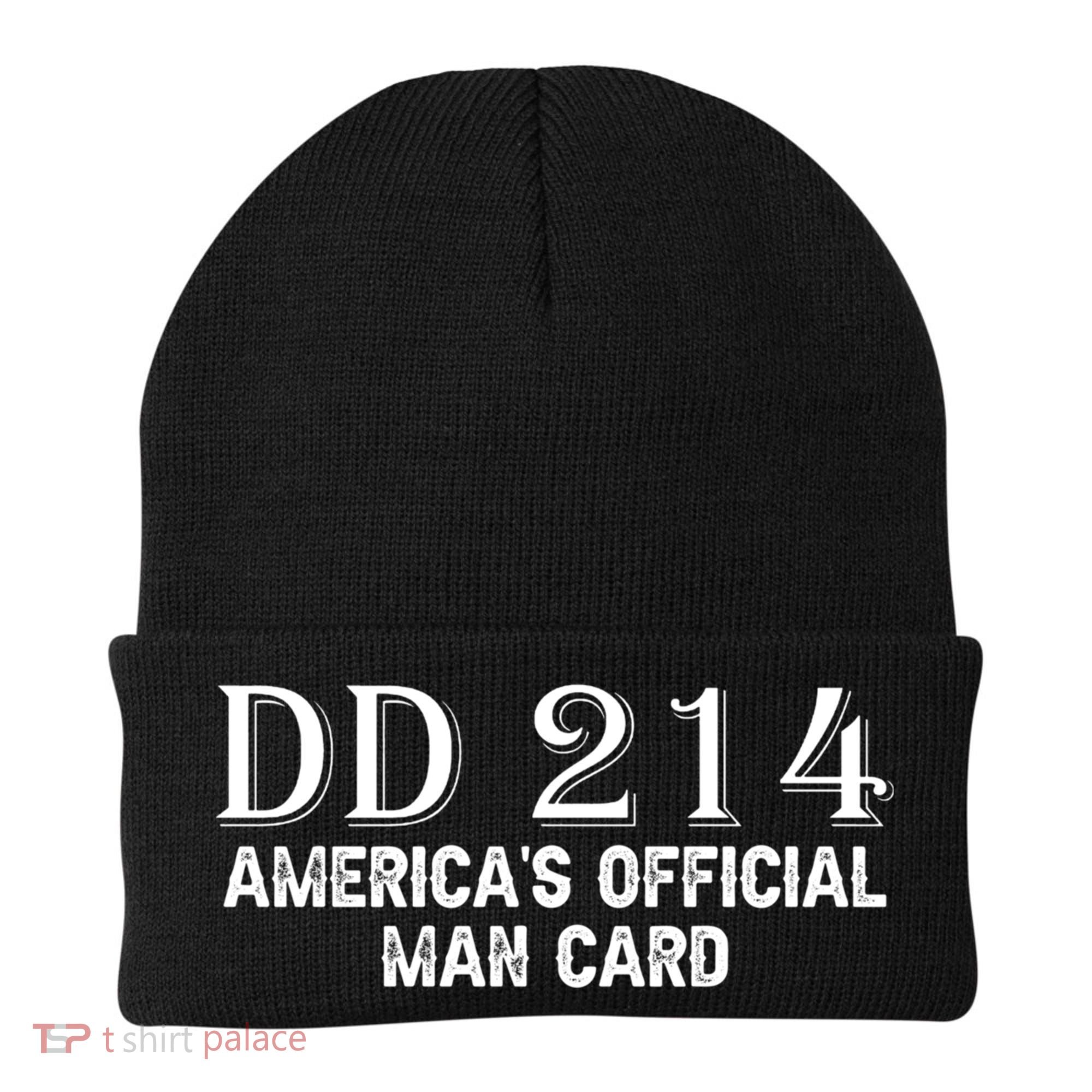 Dd214 Americas Officially Man Card Beanie
