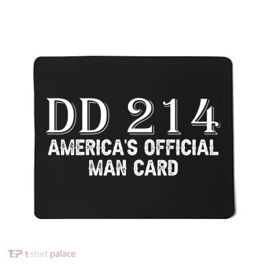 Dd214 Americas Officially Man Card Mousepad