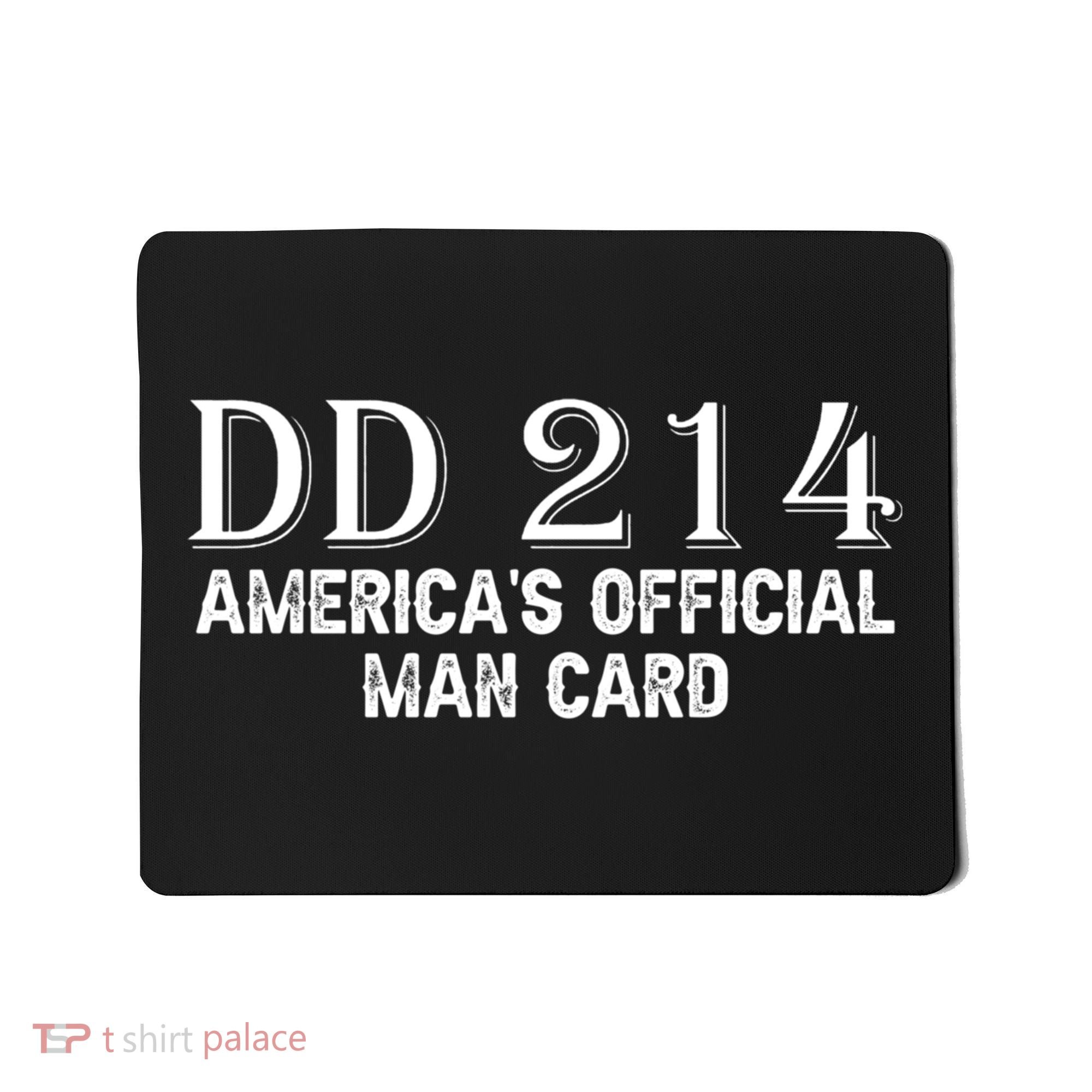 Dd214 Americas Officially Man Card Mousepad