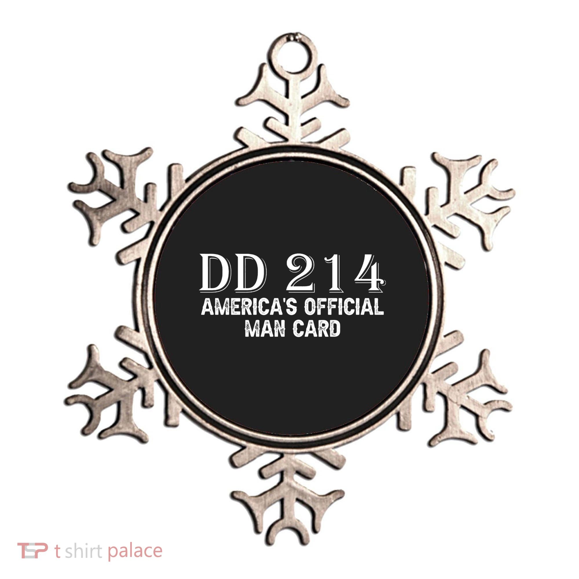 Dd214 Americas Officially Man Card Ornament