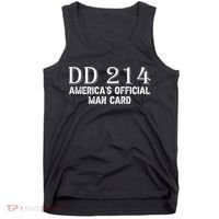Dd214 Americas Officially Man Card Tank Top thumb 0