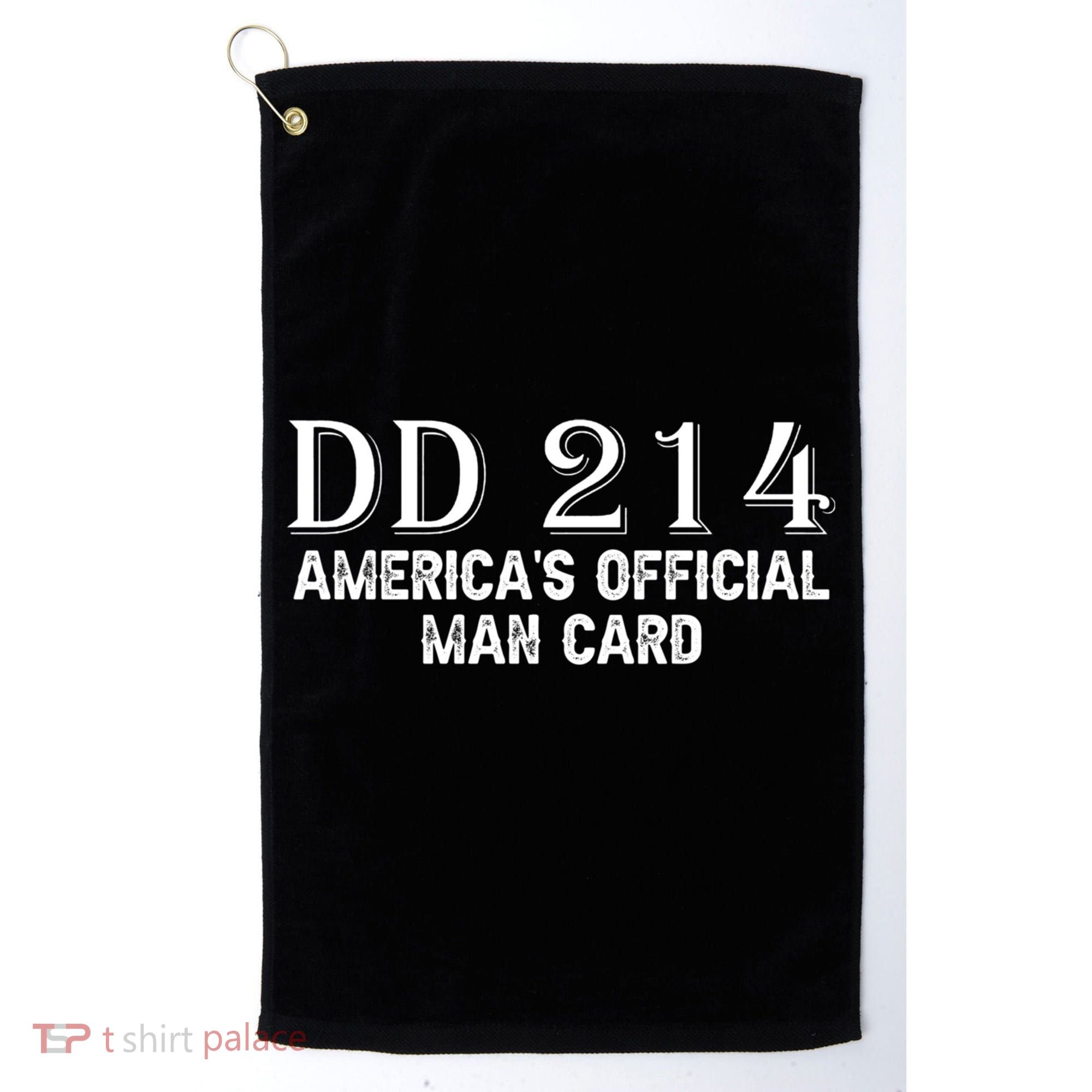 Dd214 Americas Officially Man Card Golf Towel