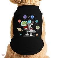 Dinosaur Astronaut & Planets Space & Dino Space Doggie Tank thumb 0