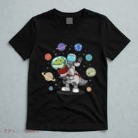 Dinosaur Astronaut & Planets Space & Dino Space T-Shirt thumb 5