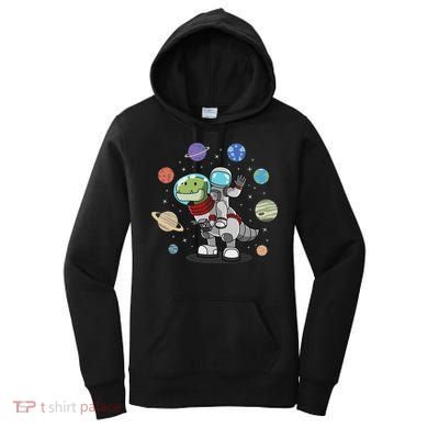 Dinosaur Astronaut & Planets Space & Dino Space Women's Hoodie