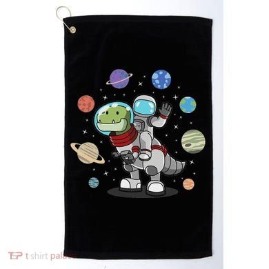 Dinosaur Astronaut & Planets Space & Dino Space Golf Towel
