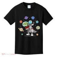 Dinosaur Astronaut & Planets Space & Dino Space Kids T-Shirt thumb 0