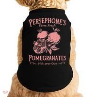 Dark Academia Persephone's Pomegranates Doggie Tank thumb 0
